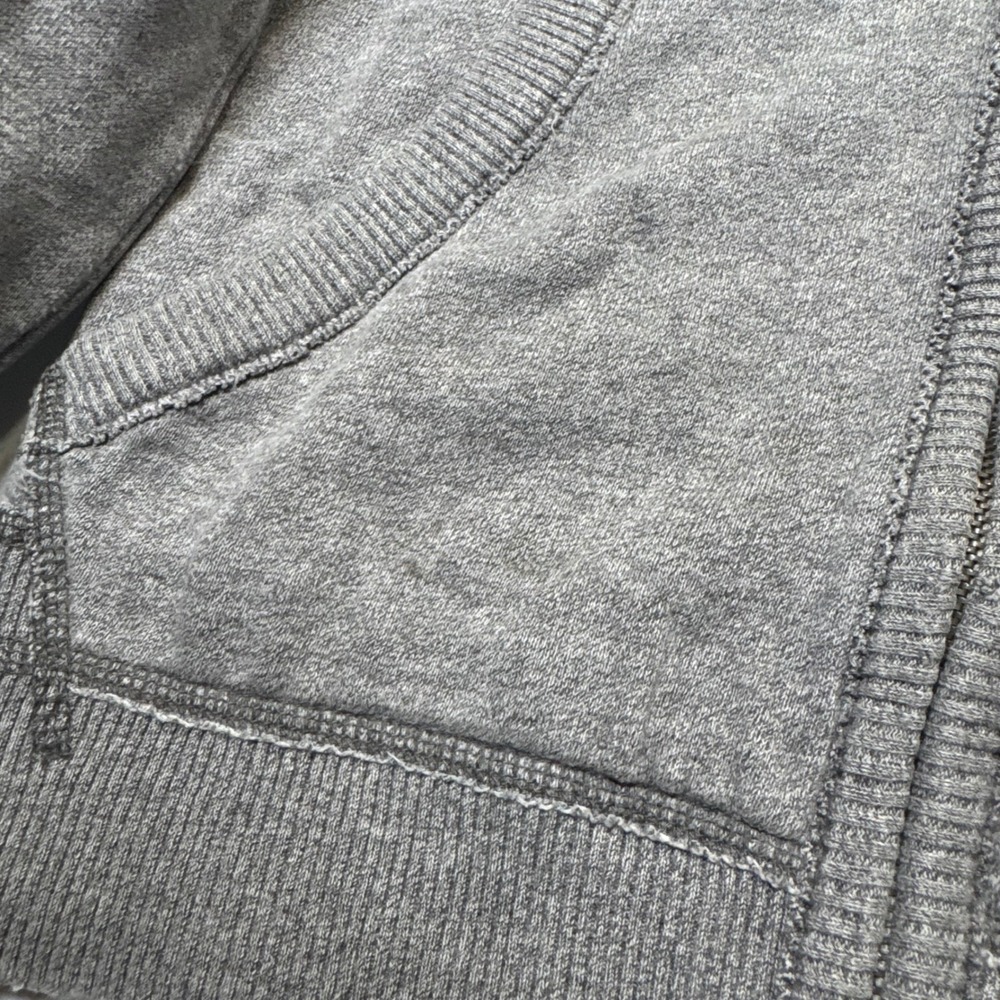 Y2K Vintage American Eagle Outfitters Mens Small Gray Full Zip Hoodie Sweatshirt - Picture 13 of 13